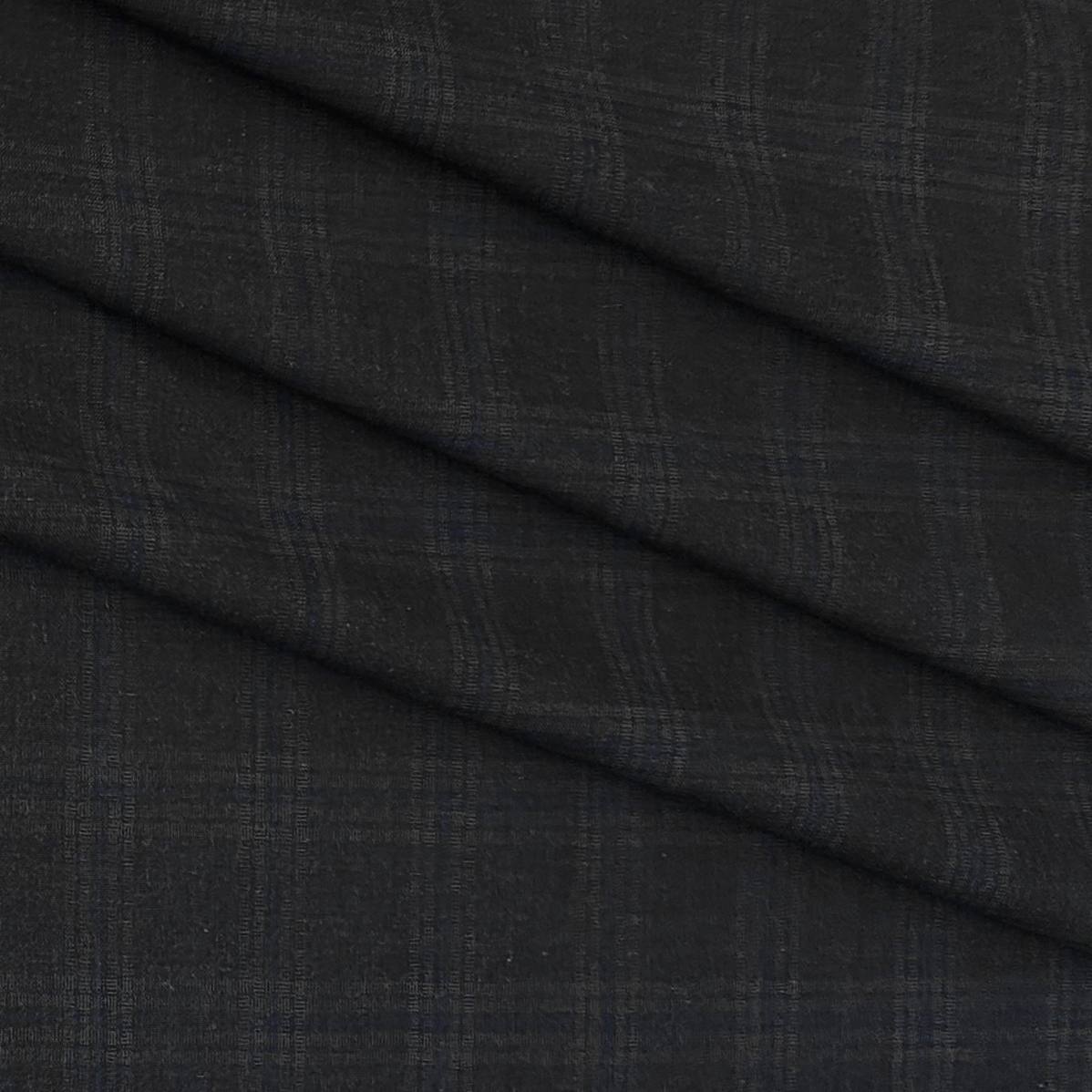 Trouser Fabric Donear Poly Viscose Broad Check Colour Shadow Grey